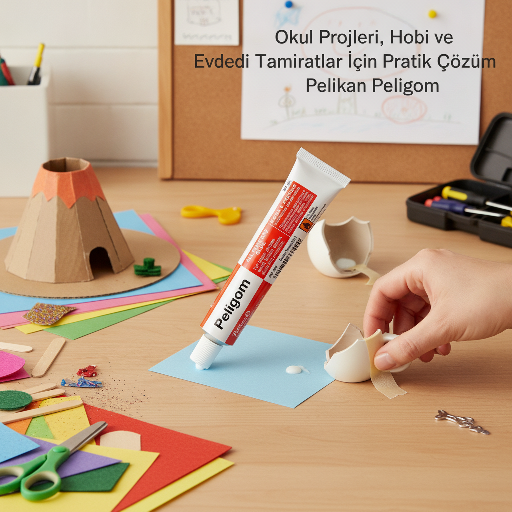 Okul Projeleri, Hobi ve Evdeki Tamiratlar İçin Pratik Çözüm Pelikan Peligom 2
